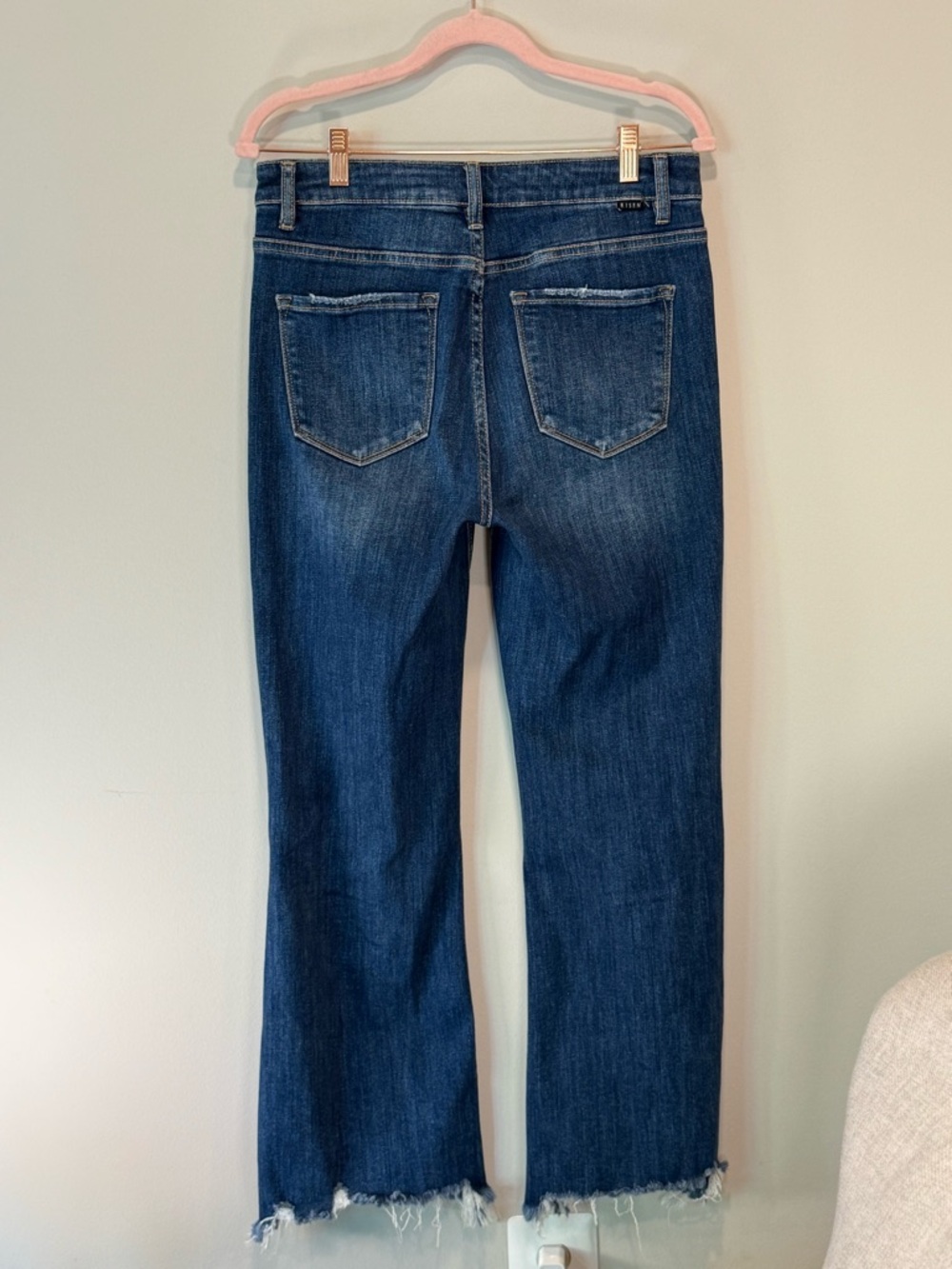 Risen Jeans Dark Wash High Stretch - Size 9 - Picture 7 of 11
